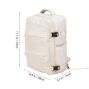 Modishion Off-White Wet Dry Expandable Backpack