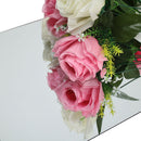 Livingandhome 4pcs Acrylic Adhesive Wall Mirror Tiles