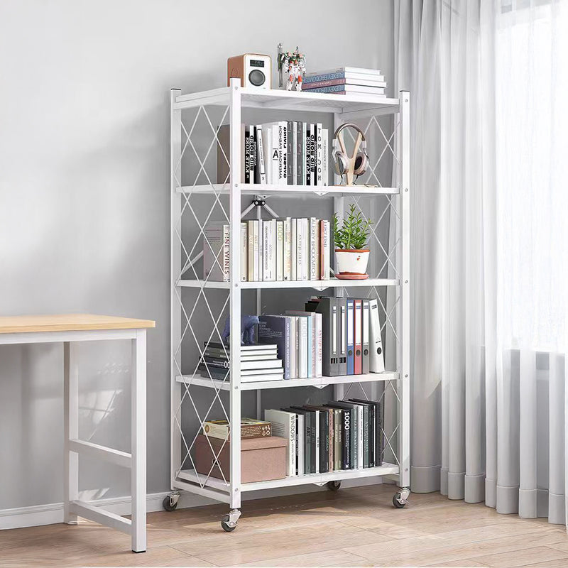 Livingandhome 5-Tier Freestanding Metal Storage Unit