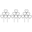 Breeins 3Pcs Heart-Shaped Stackable Plant Climbing Trellises