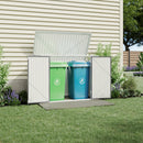 Breeins Steel Trash Can Recycle Bin Enclosure Storage Shed