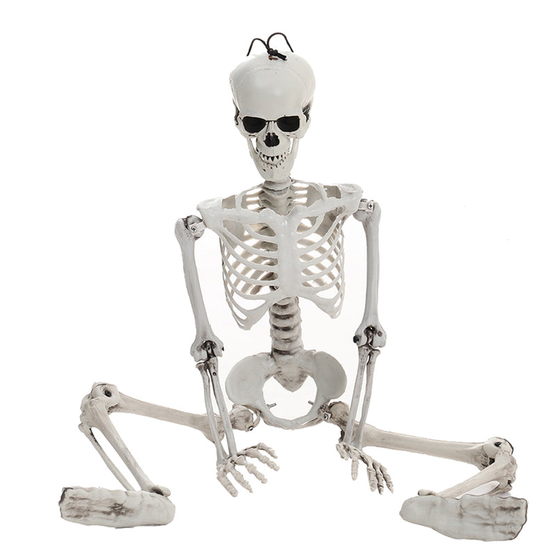 Halloween Realistic Full Body Skeleton Prop Decoration Posable Joints