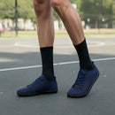 Wide Fit Trainers Comfortable Running Trainers - Navy