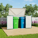 Breeins Steel Trash Can Recycle Bin Enclosure Storage Shed