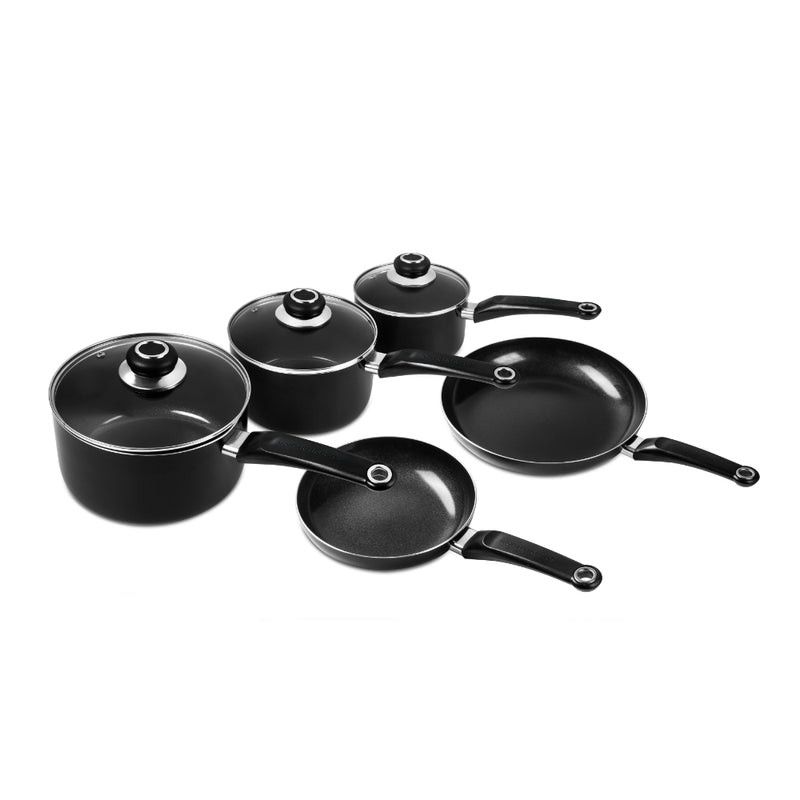 Morphy Richards Equip 14 Piece Pan & Tools Set  - Black