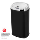 Morphy Richards Square Sensor Bin 42L  - Black