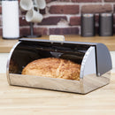 Morphy Richards Bread Bin Roll Top  - Titanium
