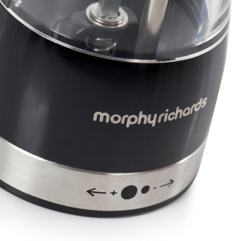 Morphy Richards Electronic Salt & Pepper Mill  - Black