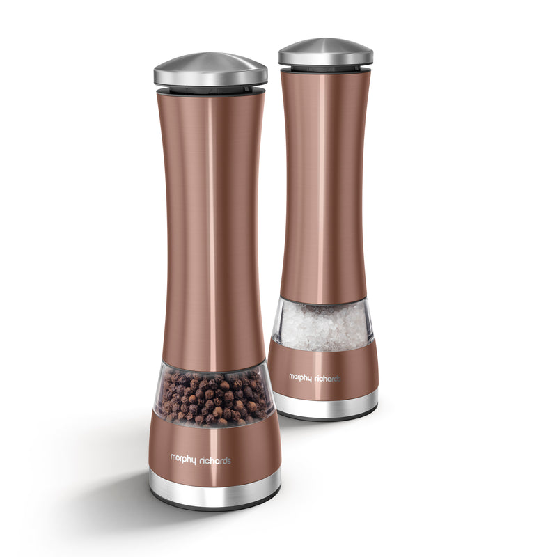 Morphy Richards Electronic Salt & Pepper Mill  - Copper