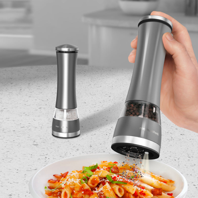 Morphy Richards Electronic Salt & Pepper Mill  - Titanium