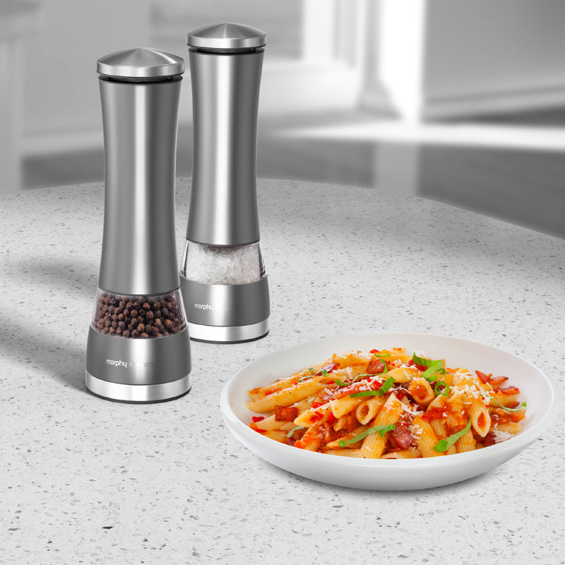 Morphy Richards Electronic Salt & Pepper Mill  - Titanium