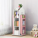 Cottonfy UK Kids' House Frame Rotating Bookshelf