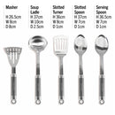 Morphy Richards 5 Piece Tool Set  - Titanium