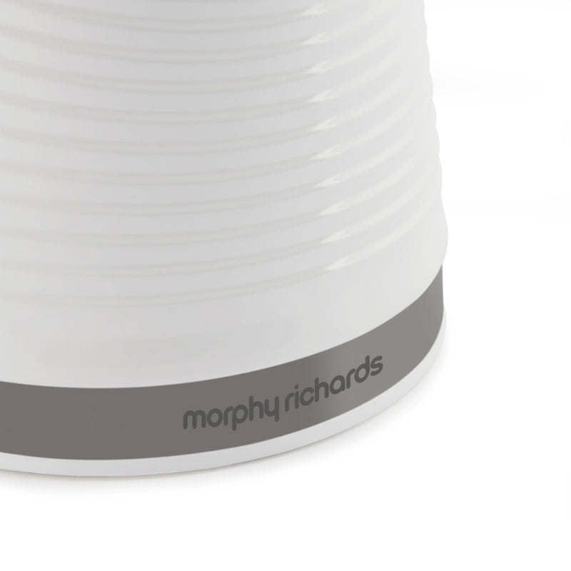 Morphy Richards Dune Set of 3 Canisters  - White