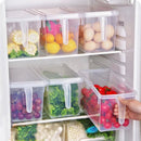 Lifeideas 4Pcs Clear Refrigerator Food Storage Container