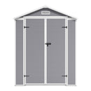 6x4FT Outdoor Plastic Garden Storage Shed