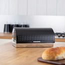 Morphy Richards Dimensions Roll Top Bread Bin  - Black