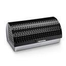 Morphy Richards Dimensions Roll Top Bread Bin  - Black