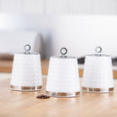 Morphy Richards Dimensions Set of 3 Canisters  - White