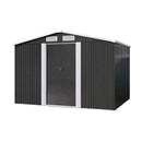6*8 FT/8*8FT/10*8FT/12*10FT Metal Apex Roof Garden Tool Storage Shed