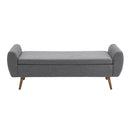 Livingandhome Modern Linen Storage Bench