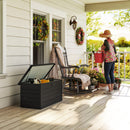 Outsunny 311L Garden Storage Box, Waterproof Outdoor Storage Box for Tools