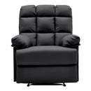 Livingandhome Faux Leather Upholstered Recliner Armchair