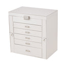 Sheonly Large Jewellery Box with Drawers and Mirror