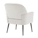 Livingandhome Stylish Chenille Upholstered Leisure Armchair