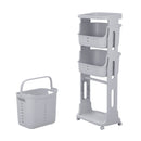 Lifeideas 4-Tier Laundry Storage  with Wheels