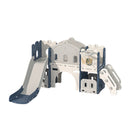 Kidkid Toddler Indoor Playground with Slide and Hoop