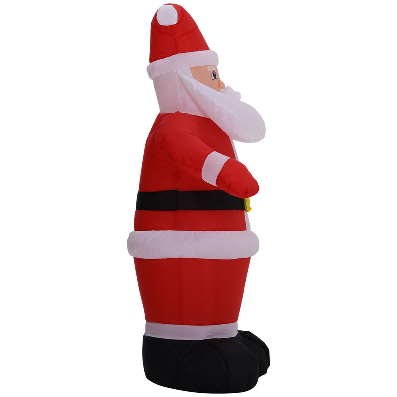 Lifeideas Inflatable Santa Claus Christmas Yard Decoration with LED