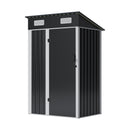 Breeins 4 x 3ft/5 x 3ft Metal Garden Storage Shed with Lockable Door