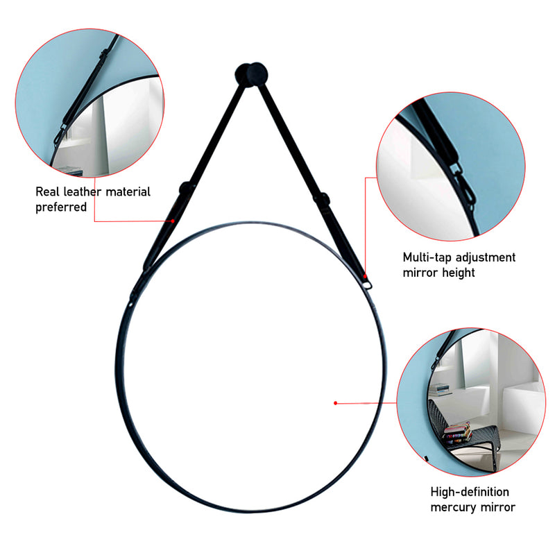Livingandhome Nordic Adjustable Wall Mirror