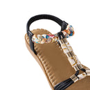 Pair Of Casual Bohemian Open-Toe Sandals