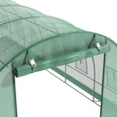 Breeins Green Outdoor Walk-in Tunnel Greenhouse with Steel Frame