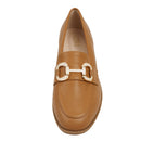 Casual Closed Toe Slip-on Horsebit PU Loafer - Tan