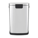 Lifeideas 50L Stainless Steel Step Open Trash Can
