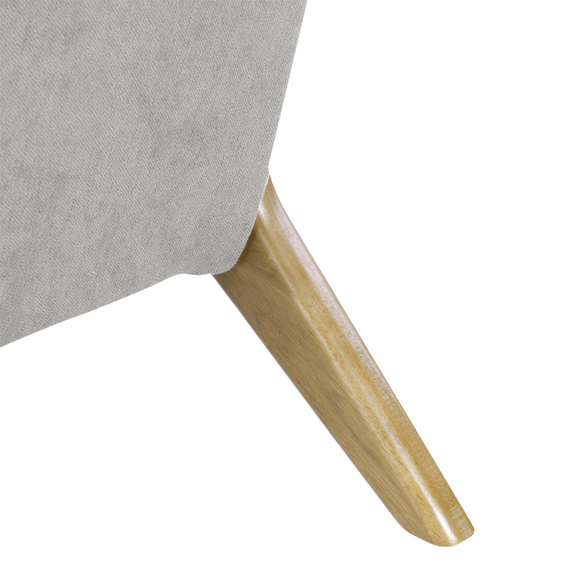 Livingandhome Solid Wooden Frame Upholstered Tufted Armchair