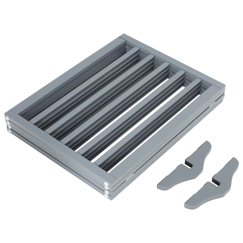 Kidkid 4 Panel Wooden Foldable Freestanding Pet Gate