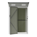 Breeins 4 x 3ft/5 x 3ft Metal Garden Storage Shed with Lockable Door