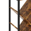 Livingandhome 5-Tier Floor Standing Tree Bookshelf Storage Rack