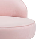 Modern Dutch Velvet Vanity Stool