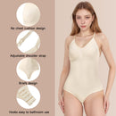 Tummy Control Seamless Racerback Sculpting Shapewear Bodysuit Top