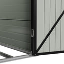 Breeins 4 X 6FT Outdoor Metal Pent Roof Garden Storage Shed
