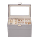 Sheonly 4-Tier Jewellery Storage Box with Transparent Lid