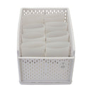 Lifeideas Plastic Stackable Clothes Storage Basket Drawer Organizer