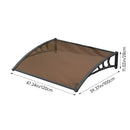 Breeins Outdoor Door Window Awning Canopy