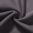 Cotton Long Sleeve Polo T-Shirt - Dark Grey