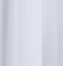 Sheer White Plain Woven Voile Slot Top Curtain Panel Pair